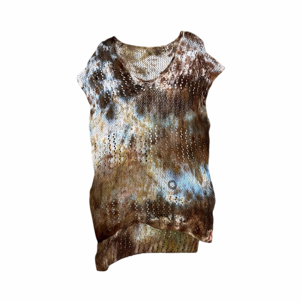 Boho Chic Tie-Dye Tunic Top